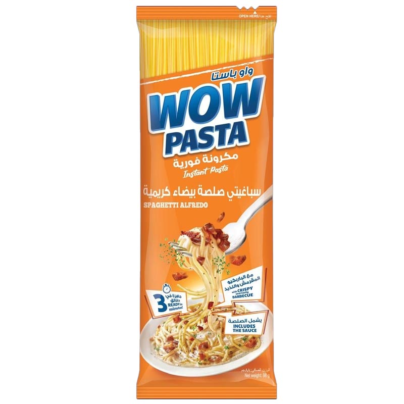 پاستای فوری با طعم آلفردو واو پاستا