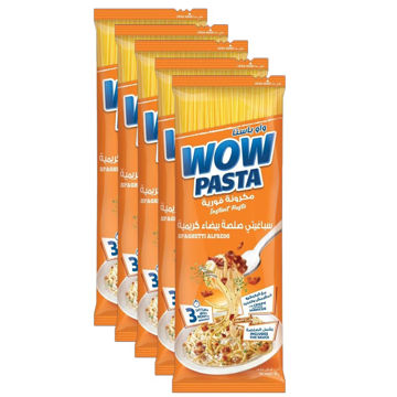 5 تایی پاستای فوری با طعم آلفردو واو پاستا